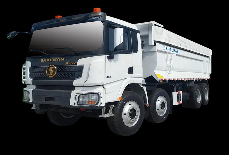 Shacman X3000 8X4 Dump Truck With Tarpaulin (5)